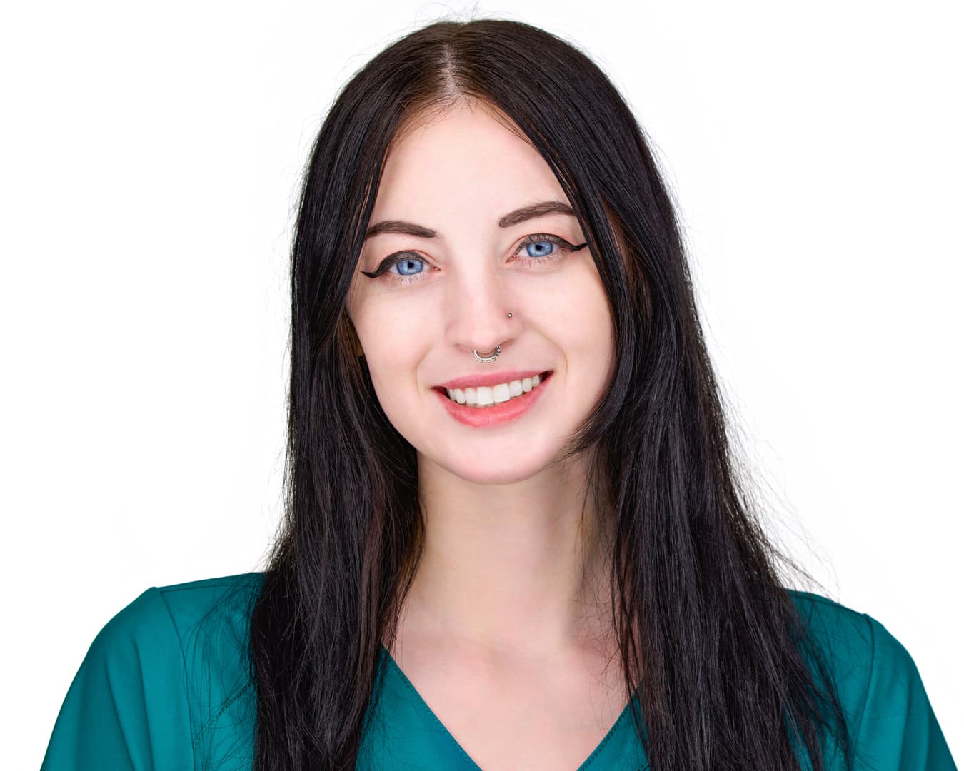 Professional Headshot Woman White Background - Philadelphia Photographer