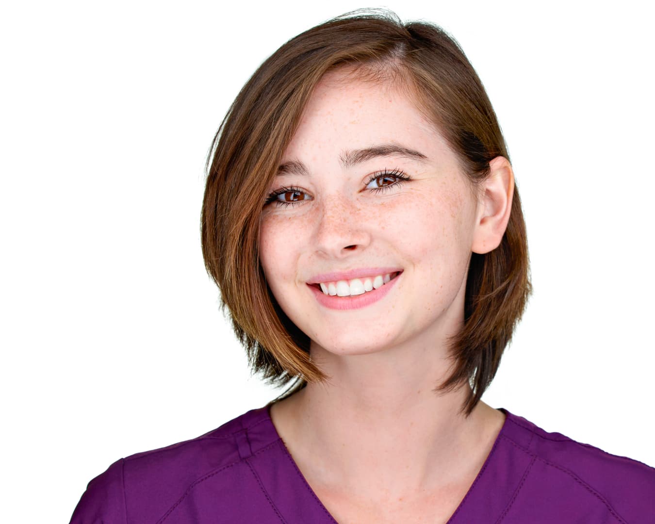 Professional Headshot Woman White Background - Philadelphia Photographer
